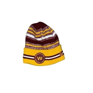 WASHINGTON FOOTBALL TEAM 2021 NEW ERA NFL ON FIELD SPORT KNIT BEANIE HAT
